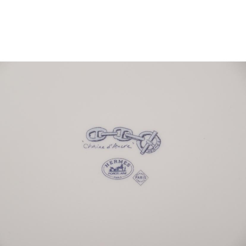 HERMES エルメス/シェーヌダンクル スクエアプレート 16cm//SAランク/69
