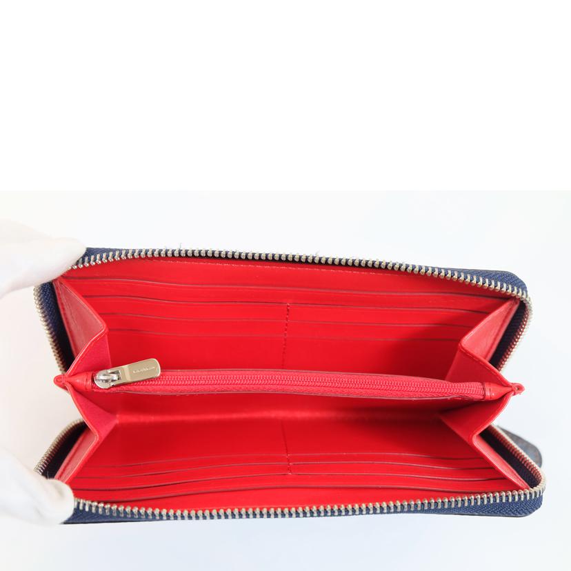 COACH コーチ/シグネチャーラウンドファスナー長財布/ミッドナイトデニム/F57665//M17**/ABランク/71