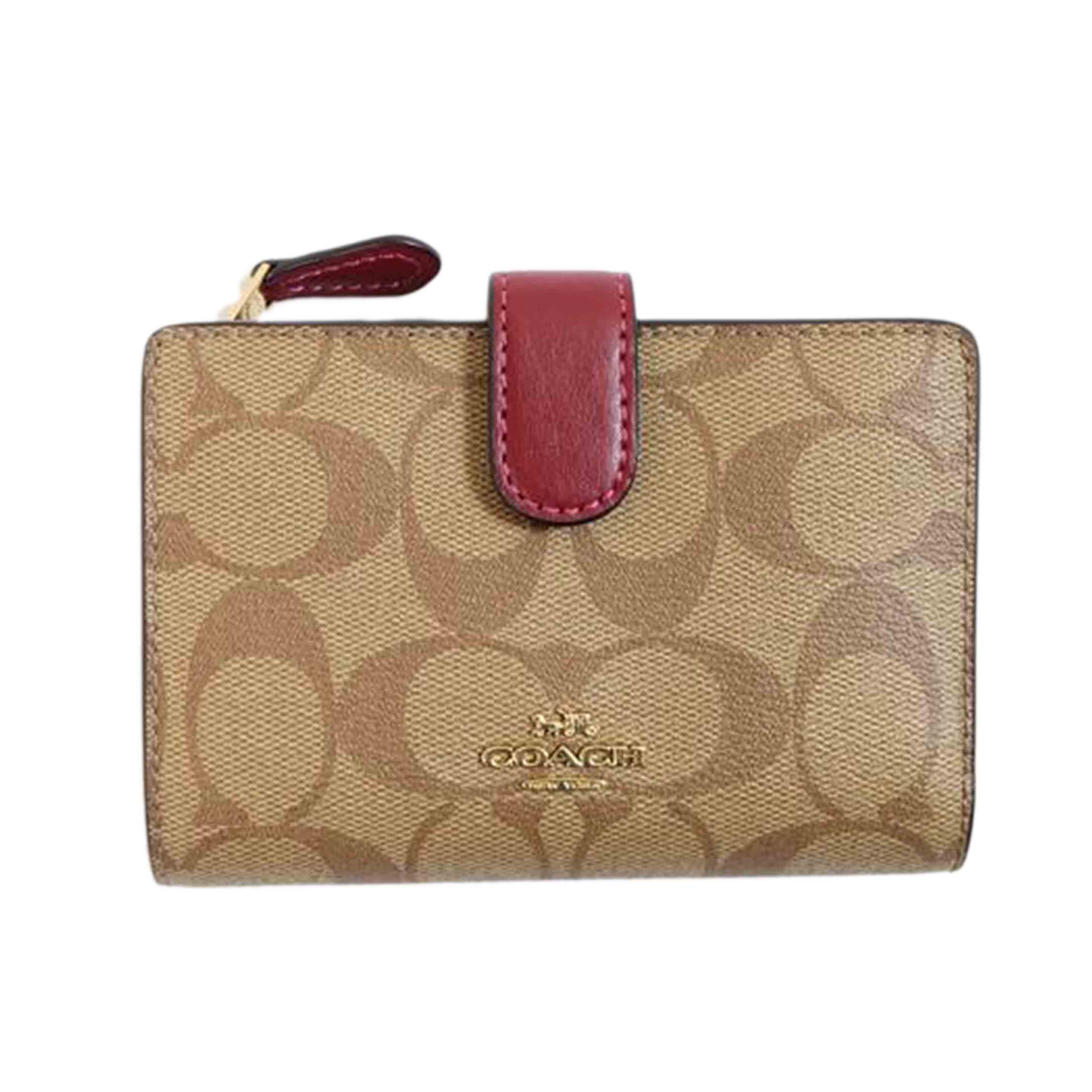 COACH コーチ/PVCシグネチャーミディアムコーナージップウォレット/F23553//F18**/ABランク/71