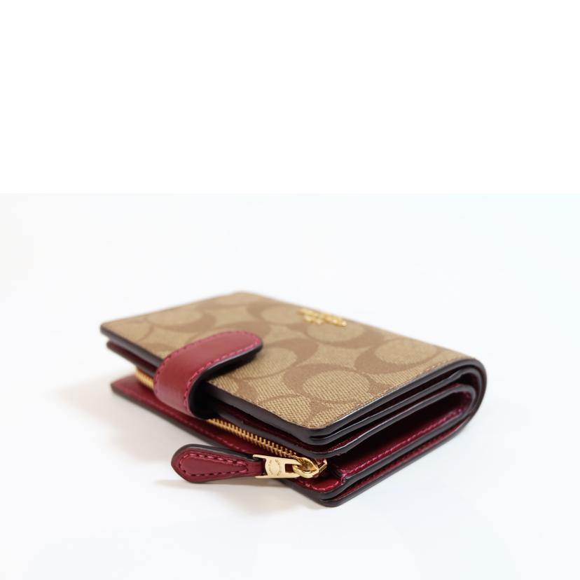 COACH コーチ/PVCシグネチャーミディアムコーナージップウォレット/F23553//F18**/ABランク/71