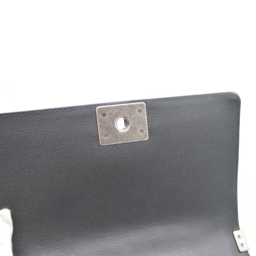 CHAENL シャネル/ボーイシャネルキャビアスキンチェーンショルダー/ノワール/A67086//280*****/Aランク/89