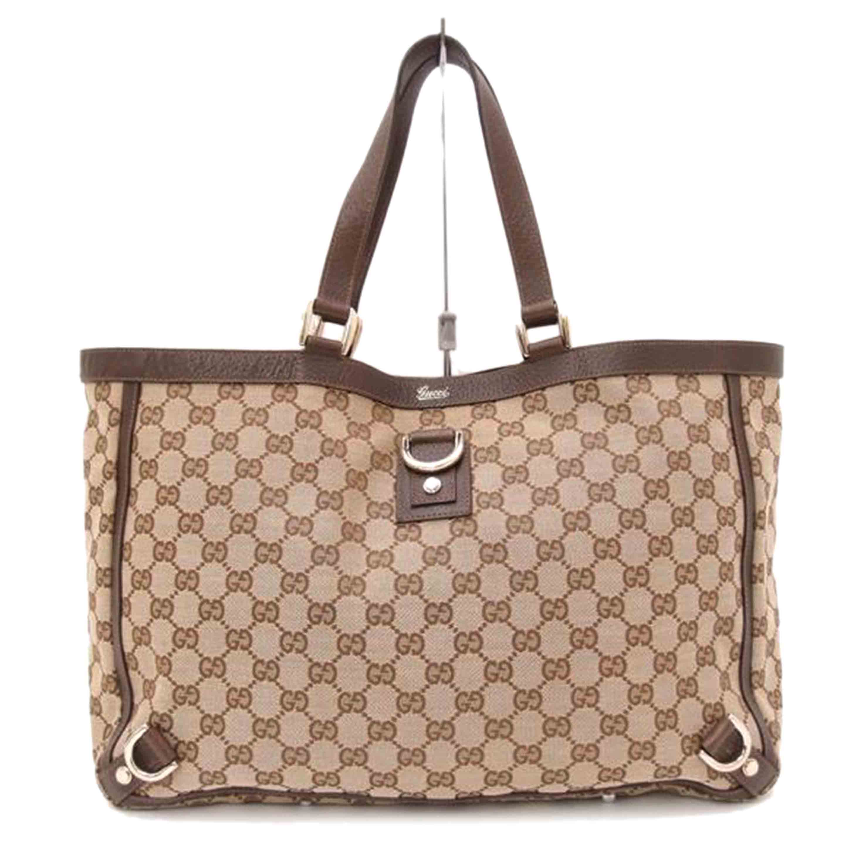 GUCCI グッチ/アビーGGキャンバストート/ブラウン/141472//001***/Aランク/69