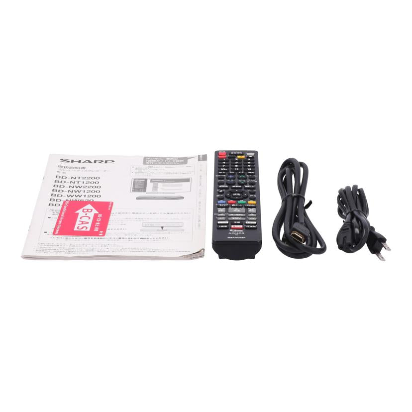 SHARP シャープ /BDレコーダー/BD-NW1200//9303454/Bランク/81