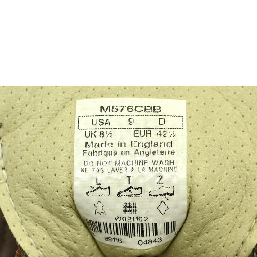 NB ニューバランス/M576CBB/ブラウン/ベージュ/イングランド製/M576CBB//サイズ:UK表記8 1/2/BCランク/75