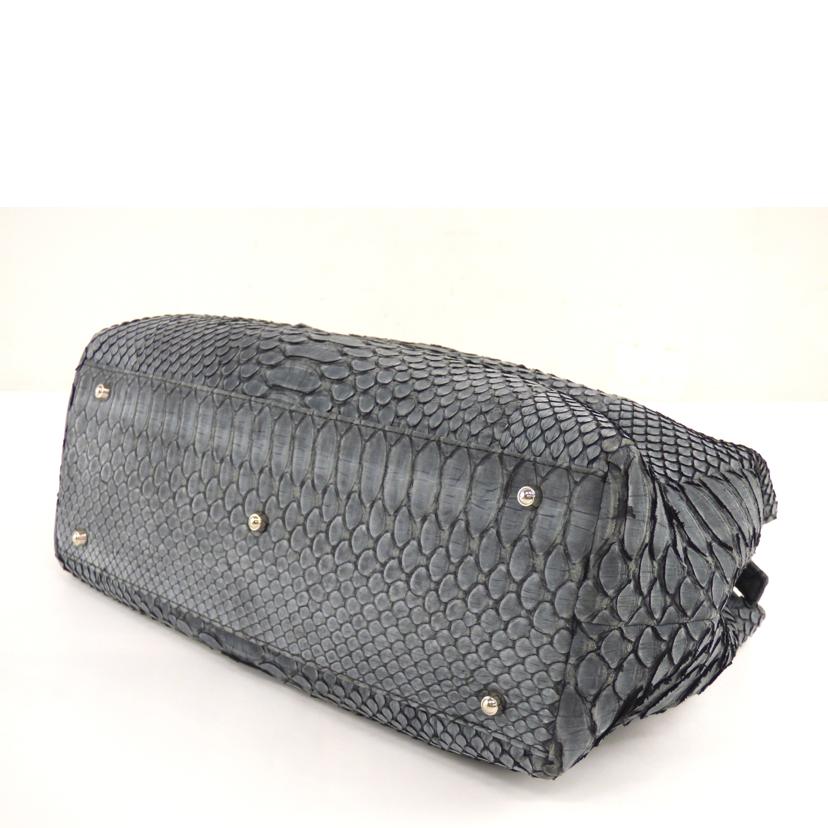 Crystul クリスタル/パイソン革バッグ/E-5145//Bランク/64