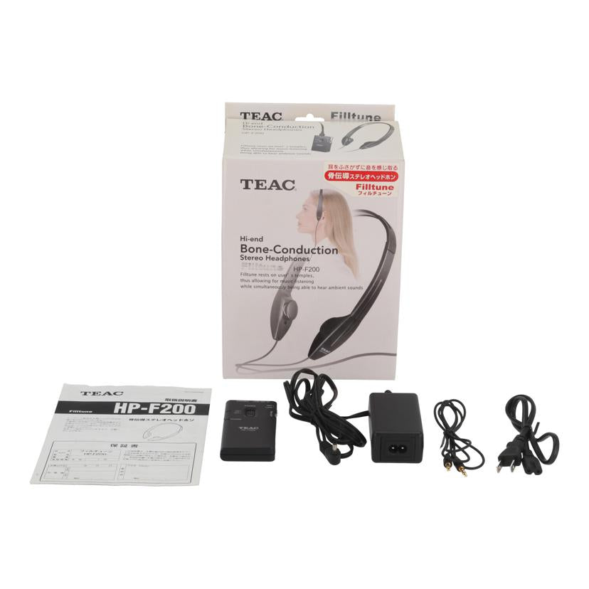 TEAC ティアック /骨伝導ステレオヘッドホン/HP-F200//7000532/Bランク/05