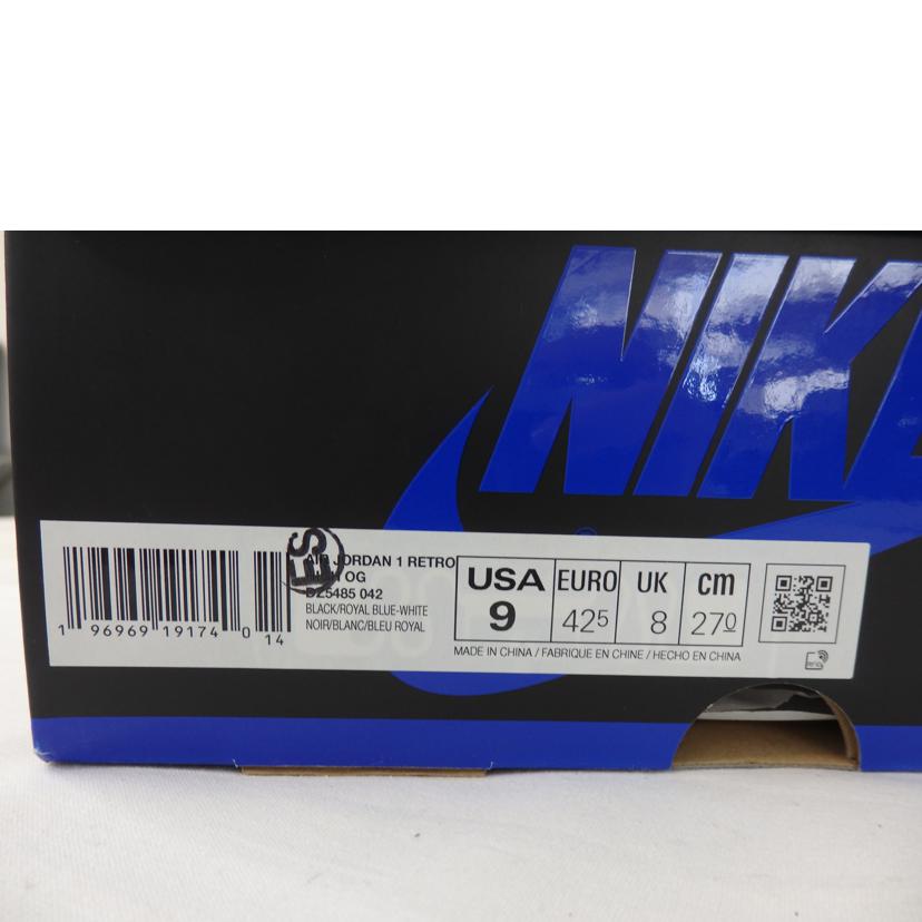 NIKE ナイキ/ NIKE AIR JORDAN 1 RETRO HIGH OG/DZ5485-042//Sランク/84