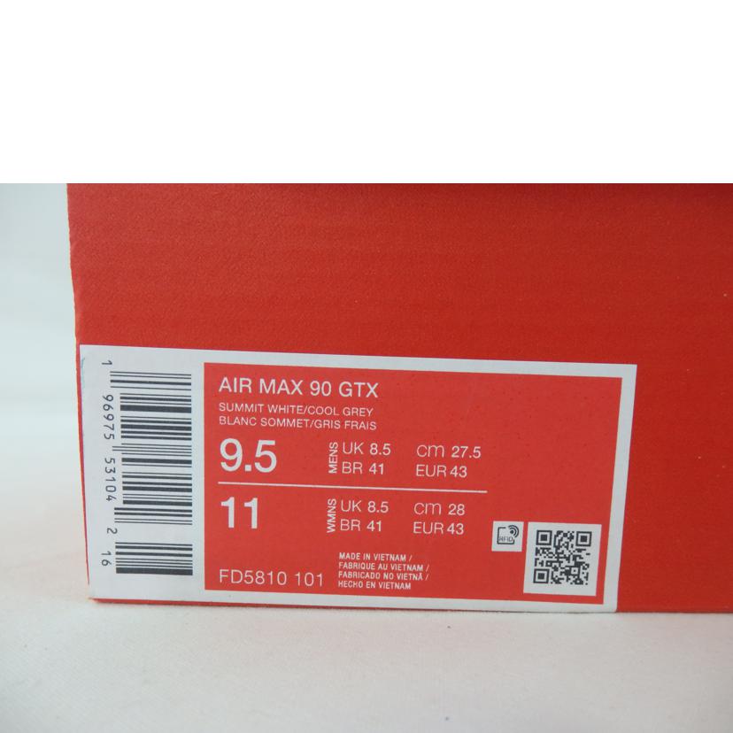 NIKE ナイキ/AIR MAX 90GTX メンズスニーカー/FD5810-101//Aランク/84
