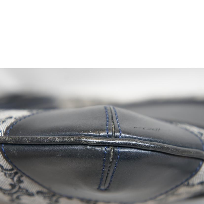 CELINE セリーヌ/ビンテージマカダムキャンバスショルダー2WAY/NAVY //Aランク/92