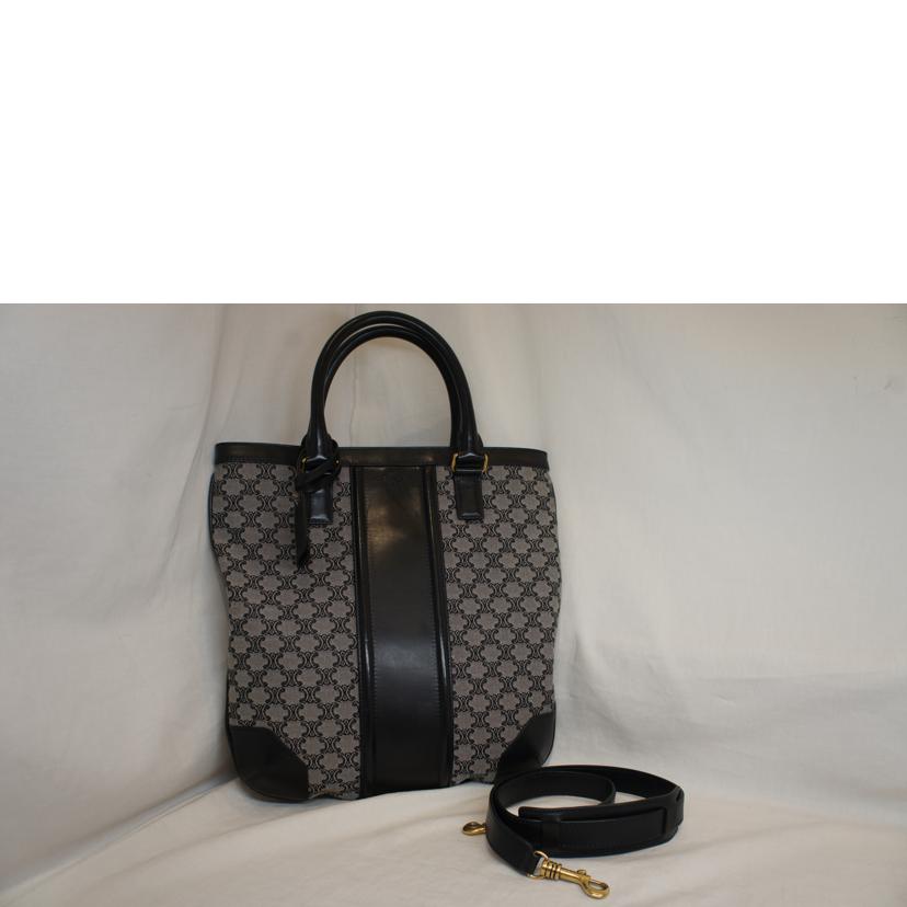 CELINE セリーヌ/ビンテージマカダムキャンバスショルダー2WAY/NAVY //Aランク/92