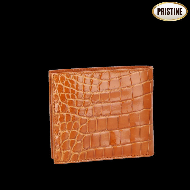 BOTTEGA VENETA ボッテガヴェネタ/☆二つ折り札入れ/クロコダイル/113993//S01*******/SAランク/75