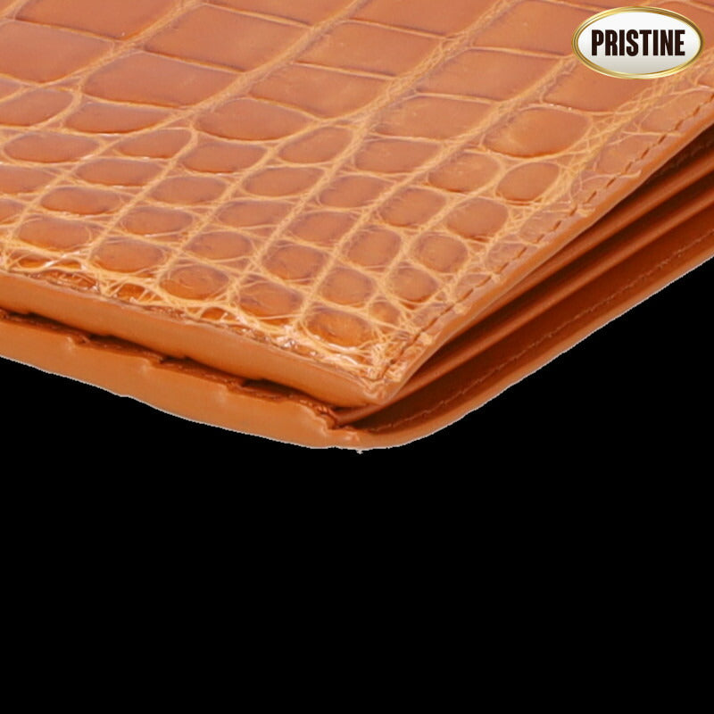 BOTTEGA VENETA ボッテガヴェネタ/☆二つ折り札入れ/クロコダイル/113993//S01*******/SAランク/75