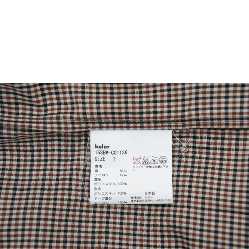 kolor/BEACON カラービーコン/kolor/BEACON チェックコート//Aランク/19