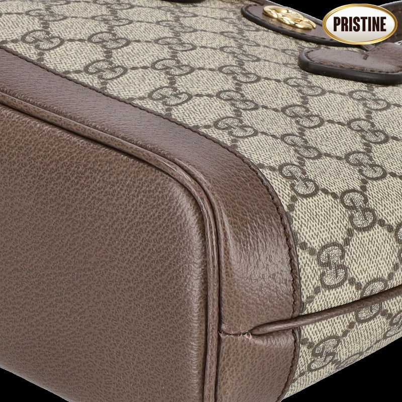 GUCCI グッチ/GGスプリームオフディアスモールトートバッグ/811716//213***/SAランク/88