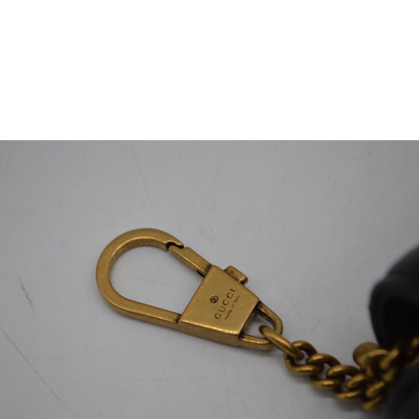 GUCCI グッチ/GGマーモントスーパーミニチェーンレザーショルダー/476433//496***/SAランク/89