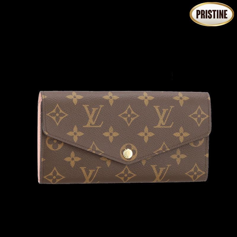 LOUIS VUITTON ルイヴィトン/☆ポルトフォイユ・サラ/モノグラム・ローズバレリーヌ/M62235//RFI*/SAランク/75