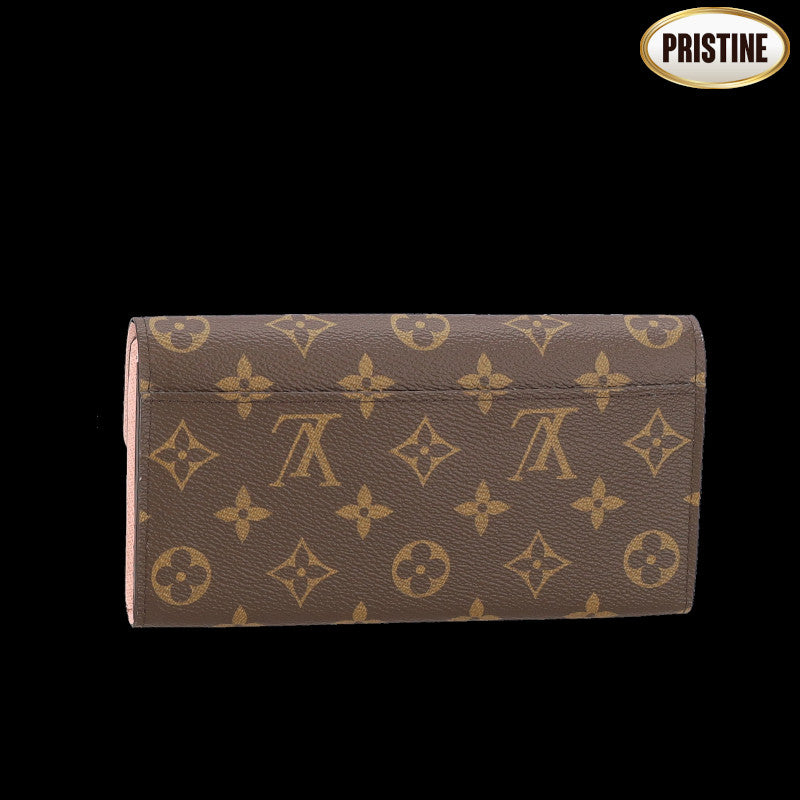 LOUIS VUITTON ルイヴィトン/☆ポルトフォイユ・サラ/モノグラム・ローズバレリーヌ/M62235//RFI*/SAランク/75