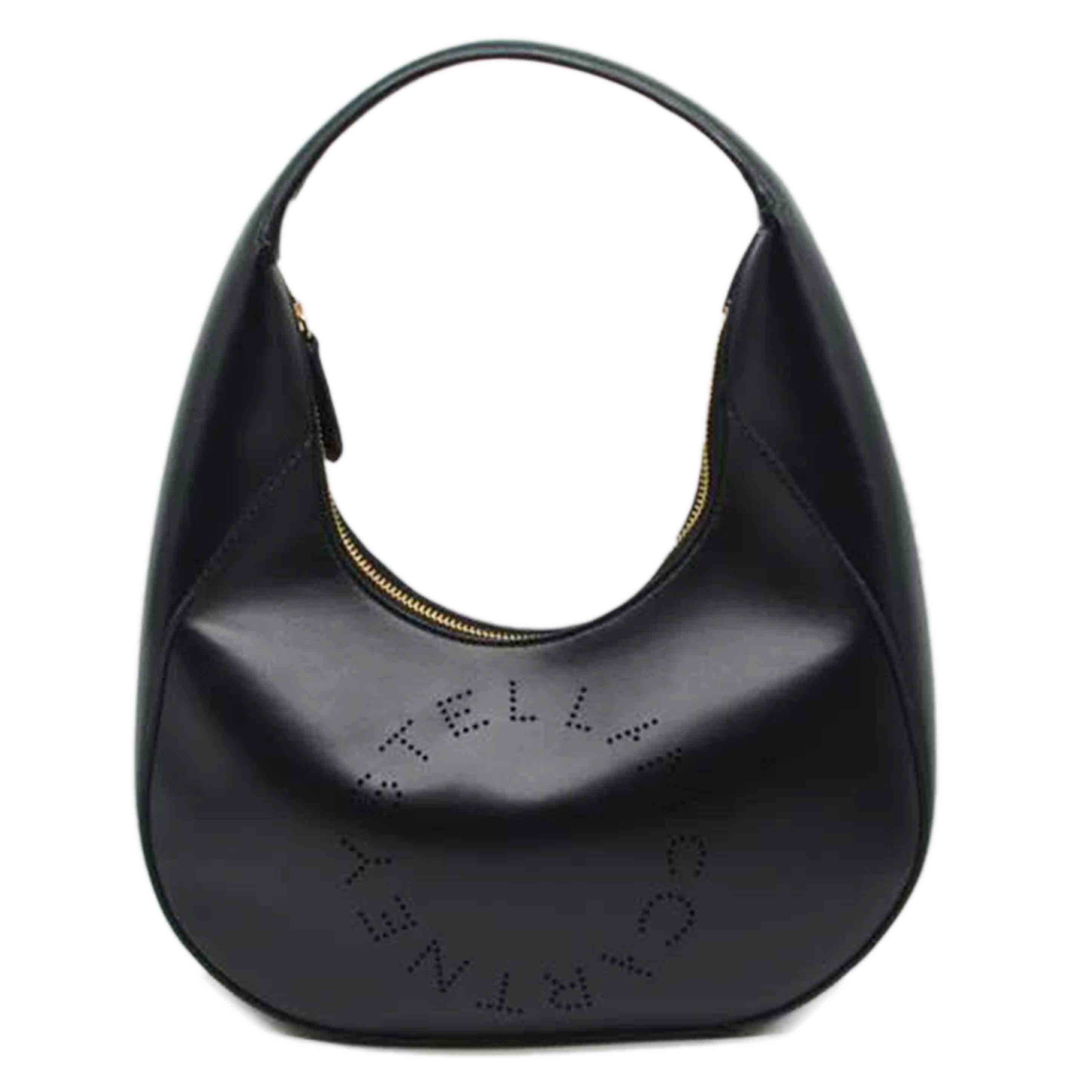 S.McCARTNEY ステラマッカートニー/ステラパンチングロゴスモールホーボー/ブラック/700269 W8542//ABランク/89