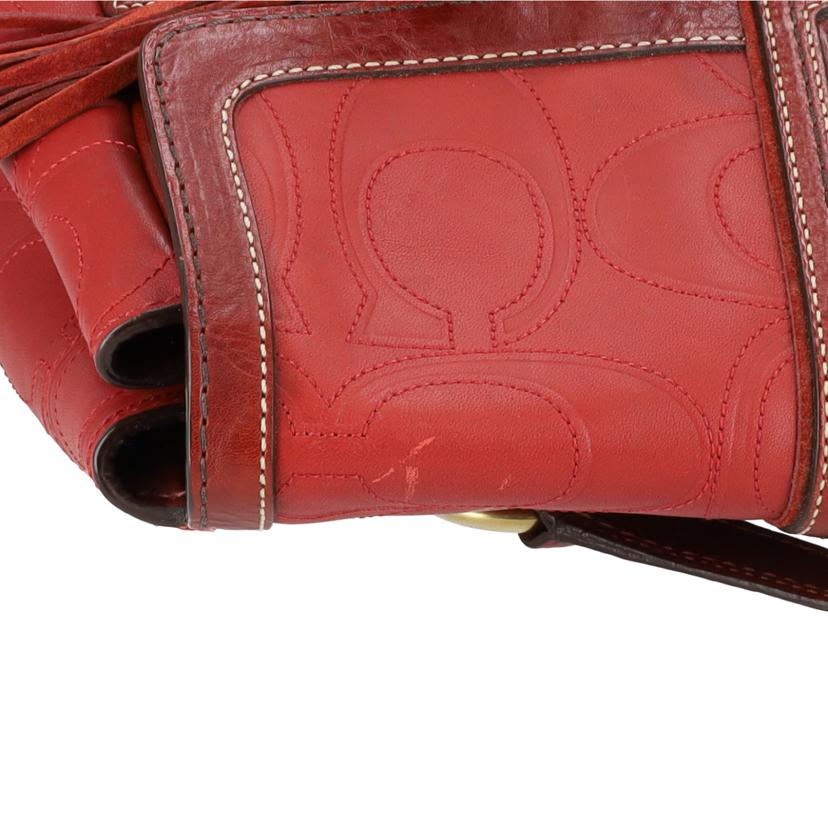 COACH コーチ/シグネチャーエンボスターンロックフラップ/ハンドバッグ/11332//G07**/Aランク/18