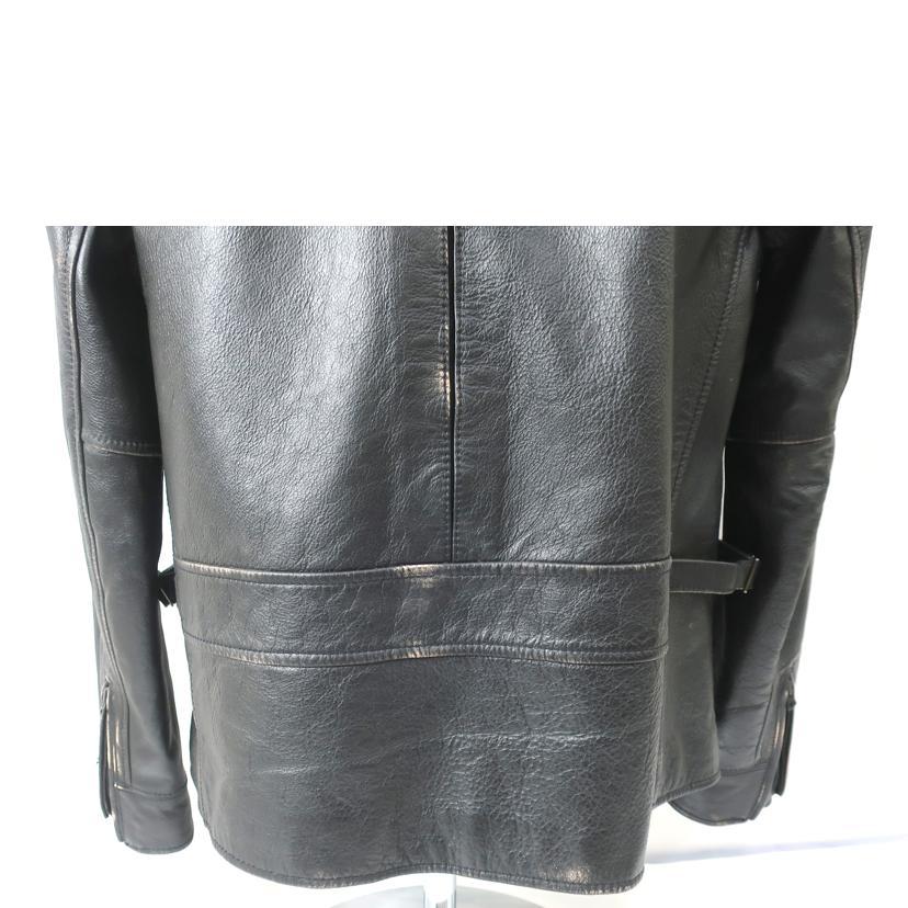 HOUSTON ヒューストン/シングルライダース サイズ40 約Lサイズ ブラック/8260//ABランク/65