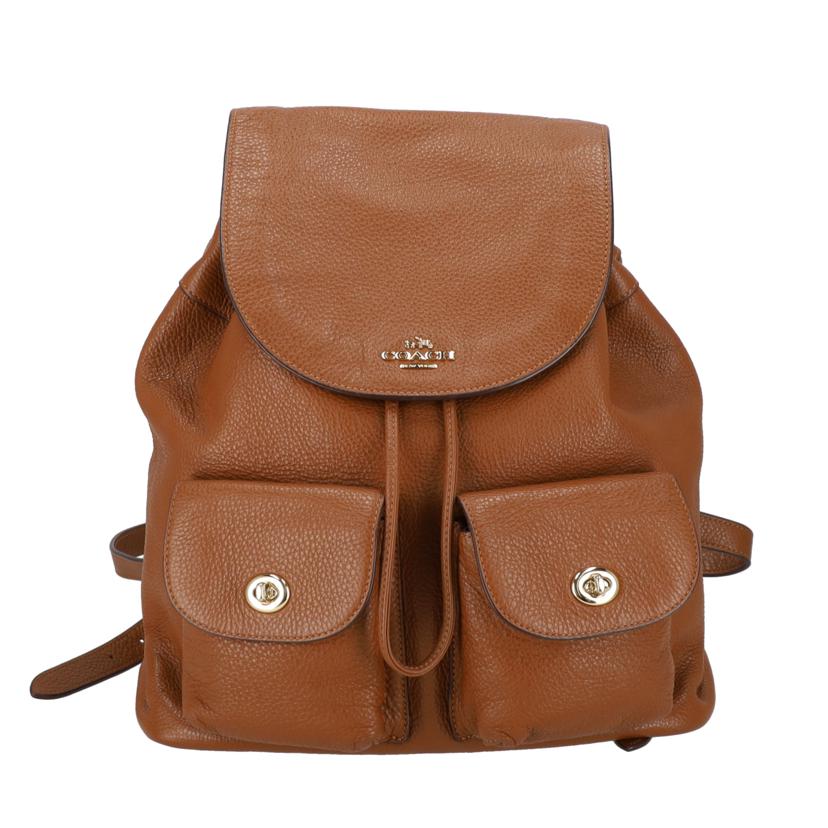 COACH コーチ/ペブルドレザービリーバックパック/F37410//M16**/Aランク/18