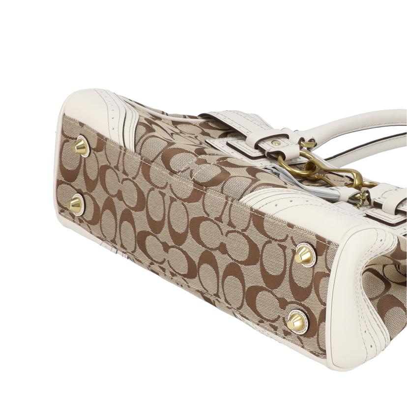 COACH コーチ/ハンプトンズシグネチャーミディアムキャリーオール/F10507//B12**/Aランク/18