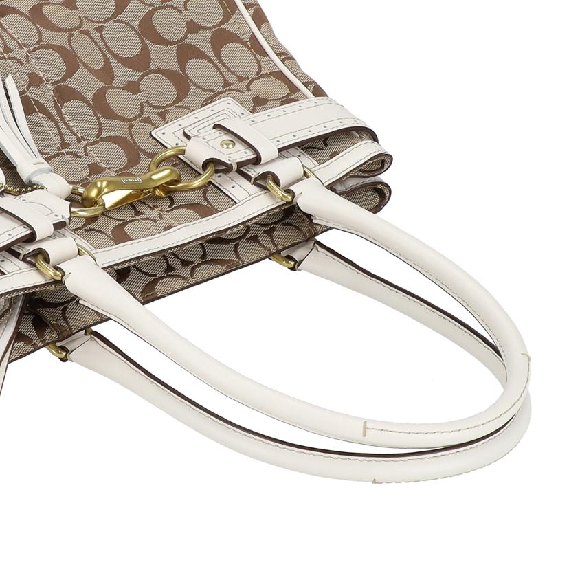 COACH コーチ/ハンプトンズシグネチャーミディアムキャリーオール/F10507//B12**/Aランク/18