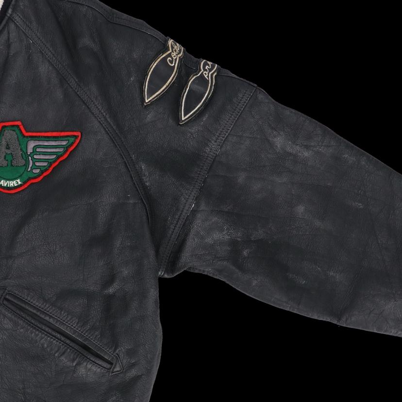 AVIREX アヴィレックス/USA製/レザースタジャン/ボンバージャケット/サイズL//ABランク/62