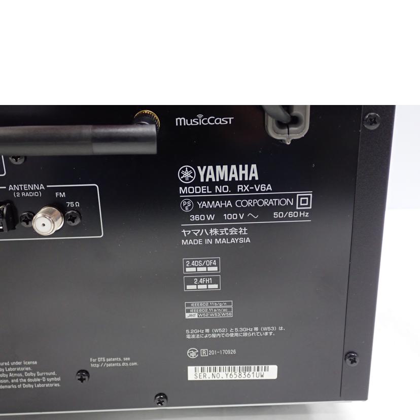 YAMAHA YAMAHA/AVアンプ/RX-V6/RX-V6A//Y658361UW/Bランク/62