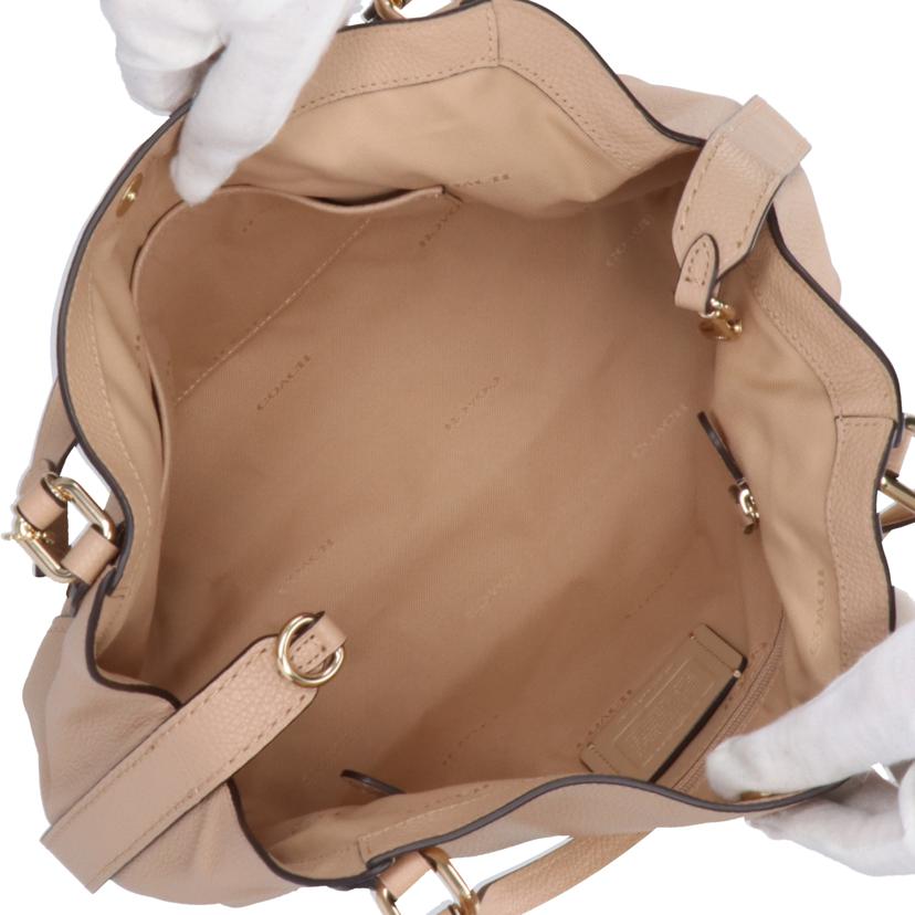 COACH コーチ/イーディーペブルドレザー2wayショルダー/57124//K17**/Aランク/18