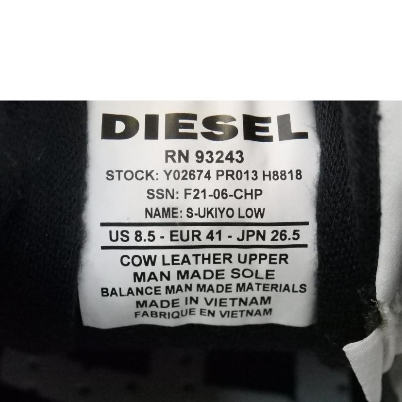 DIESEL ディーゼル/DIESEL スニーカー/RN93243//ABランク/84