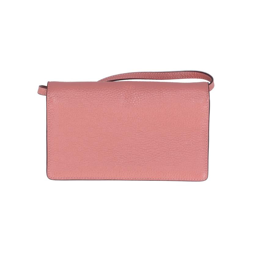 COACH コーチ/ペブルドレザーショルダーウォレット/ピンク/F30256//A18**/Aランク/18
