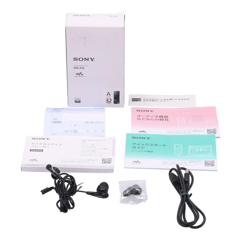 SONY ソニー/ハイレゾ対応ウォークマン 32GB/NW-A16//50258118/Bランク/69