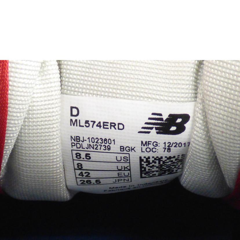 new balance ニューバランス/メンズスニーカー/ML574ERD/ML574ERD//ABランク/64