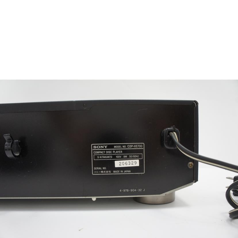 SONY ソニー/CDプレーヤー/CDP-XE700//206329/Bランク/75