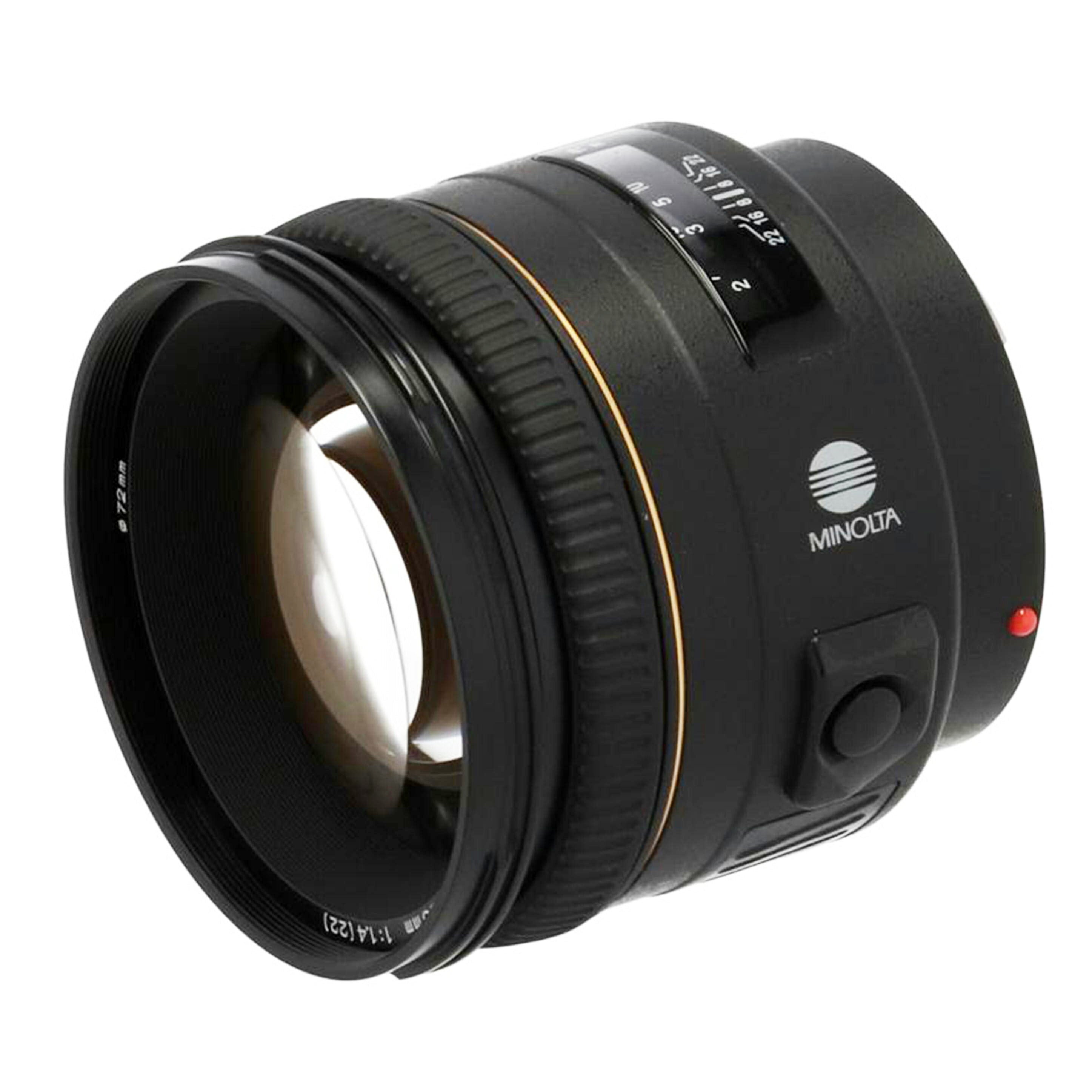 MINOLTA ミノルタ/交換レンズ/85mm/AF 85mm F1.4(22)//15801461/Bランク/82