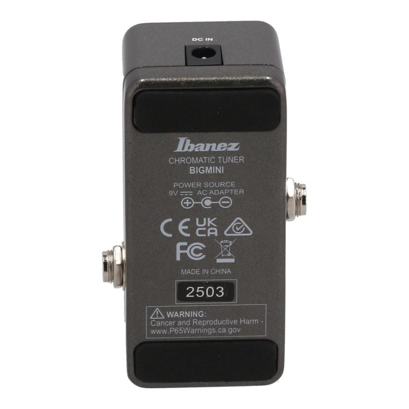 Ibanez アイバニーズ /ペダルチューナー/BH-01 BIGMINI//2503/ABランク/63