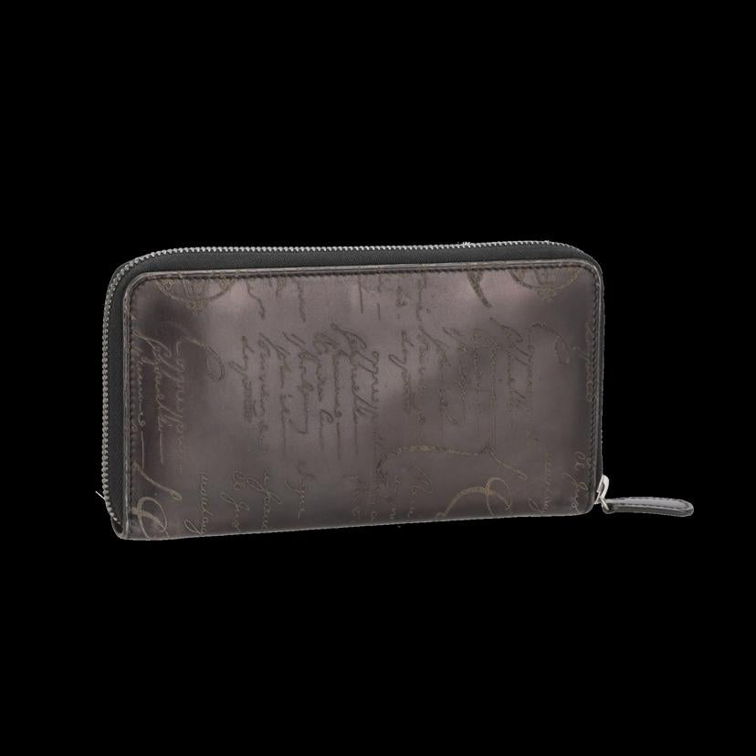 Berluti /イタウバスクリットレザーロングジップウォレット//X01**/Aランク/75