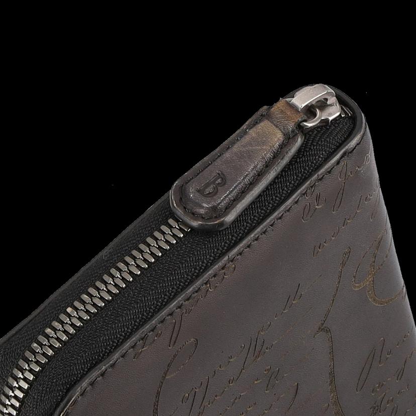 Berluti /イタウバスクリットレザーロングジップウォレット//X01**/Aランク/75