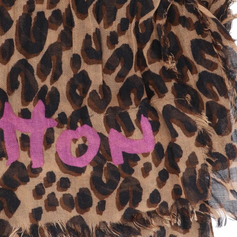 LOUIS VUITTON ルイヴィトン/カシミア×シルク/レオパードショール/413287//ABランク/91