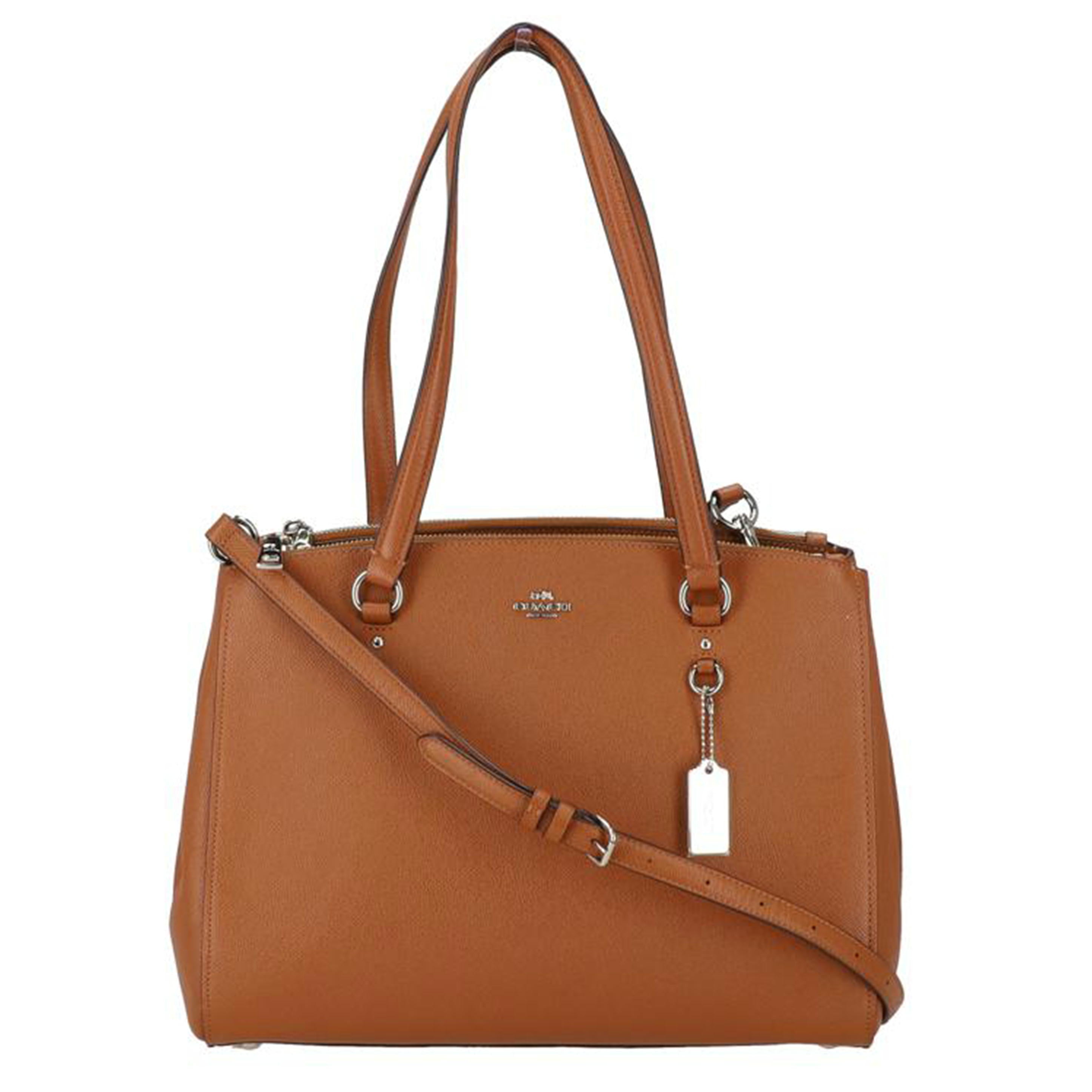 COACH コーチ/グレインレザーダブルジップキャリーオール/36878//E15**/Aランク/18