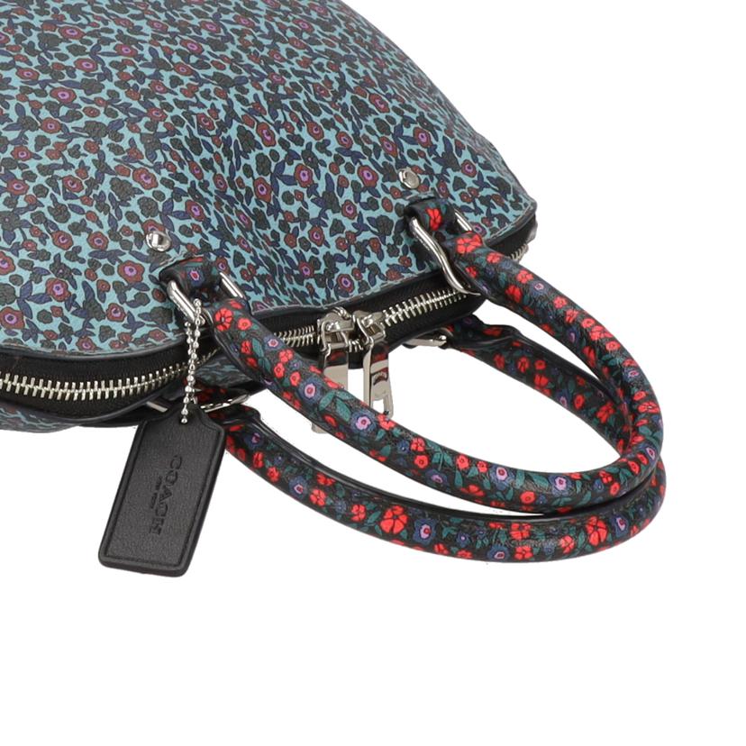 COACH コーチ/ランチフローラルミックスプリント/ドームサッチェル/ハンドバッグ/F59447//C17**/Aランク/18