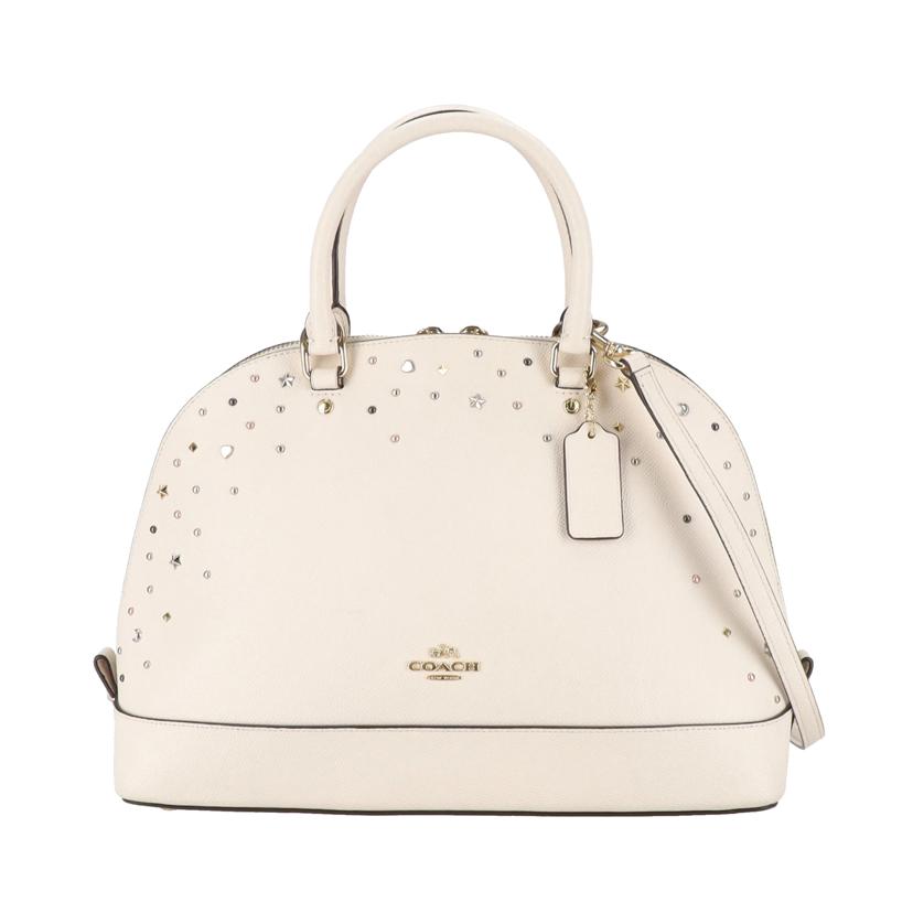 COACH コーチ/シエラグレインレザースターダストスタッズ2WAYハンド/F22300//G17**/Aランク/18