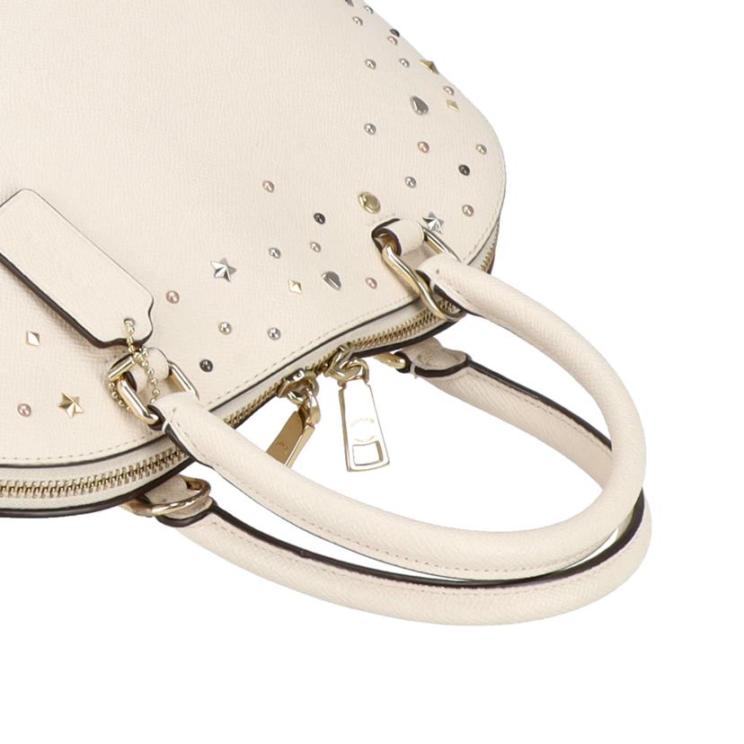 COACH コーチ/シエラグレインレザースターダストスタッズ2WAYハンド/F22300//G17**/Aランク/18