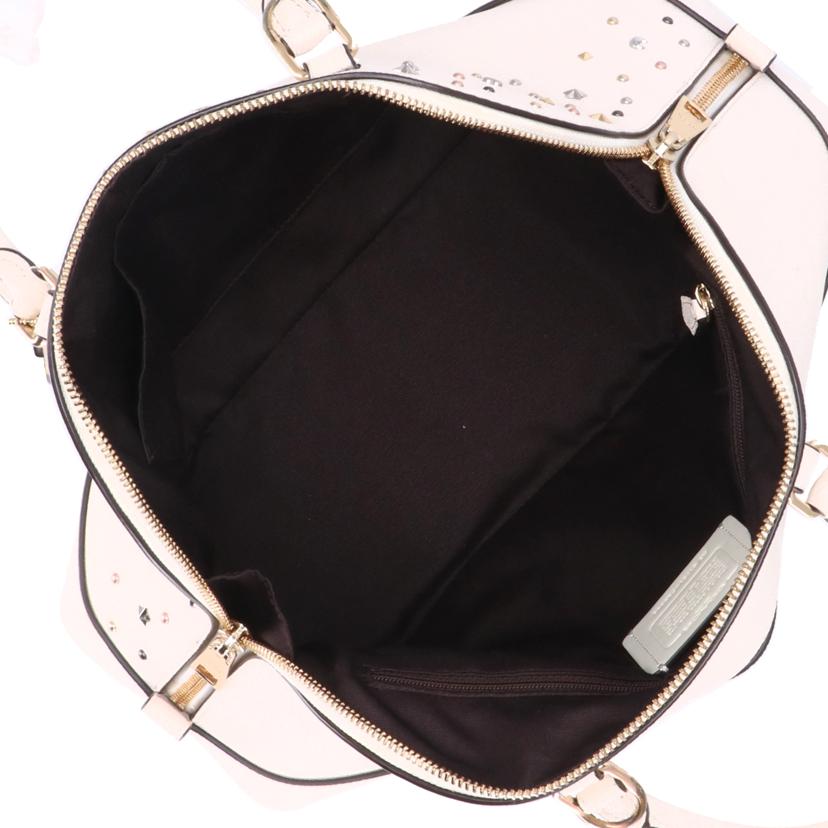 COACH コーチ/シエラグレインレザースターダストスタッズ2WAYハンド/F22300//G17**/Aランク/18