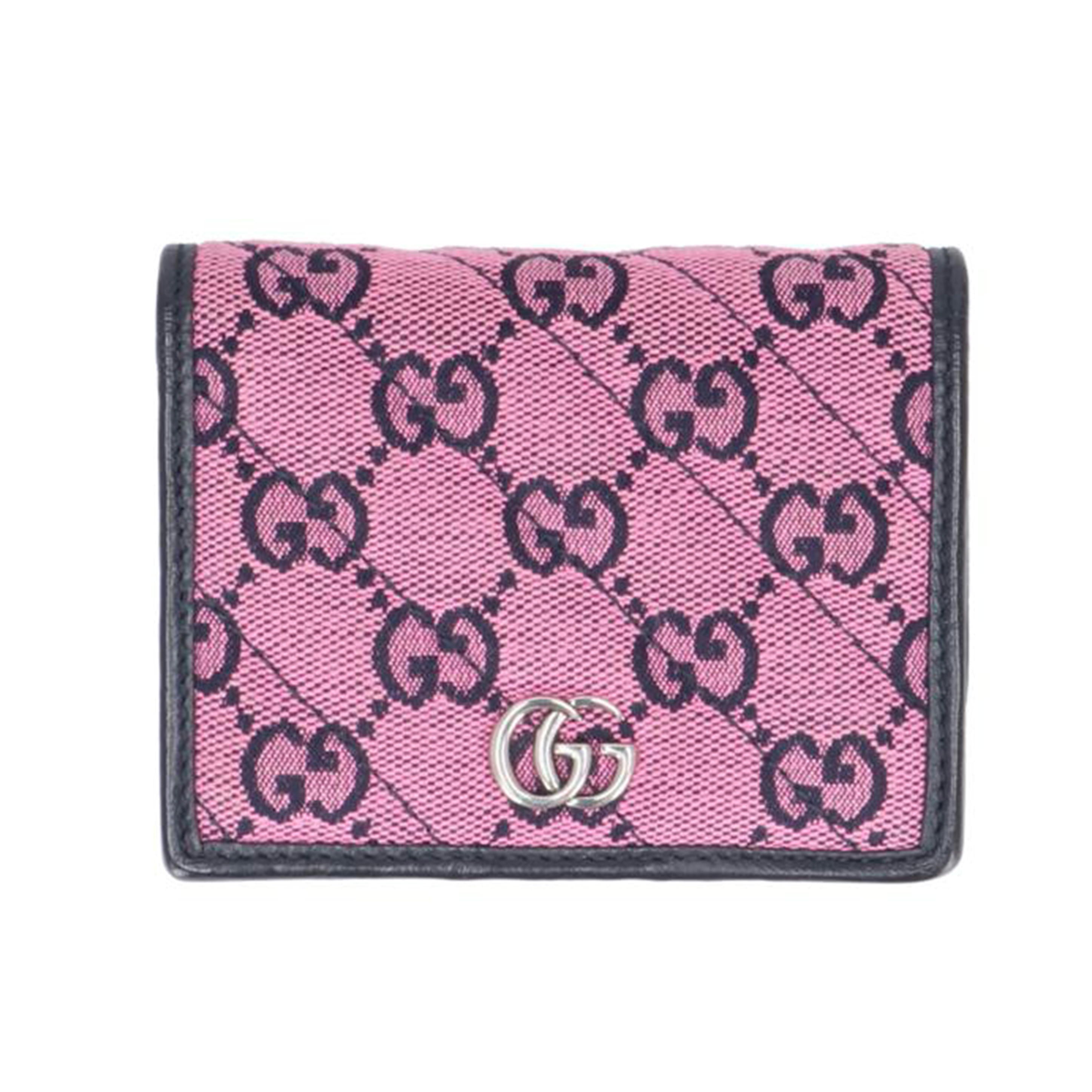 GUCCI グッチ/GGマーモント/マルチカラーコンパクトウォレット/466492//206*/Aランク/91