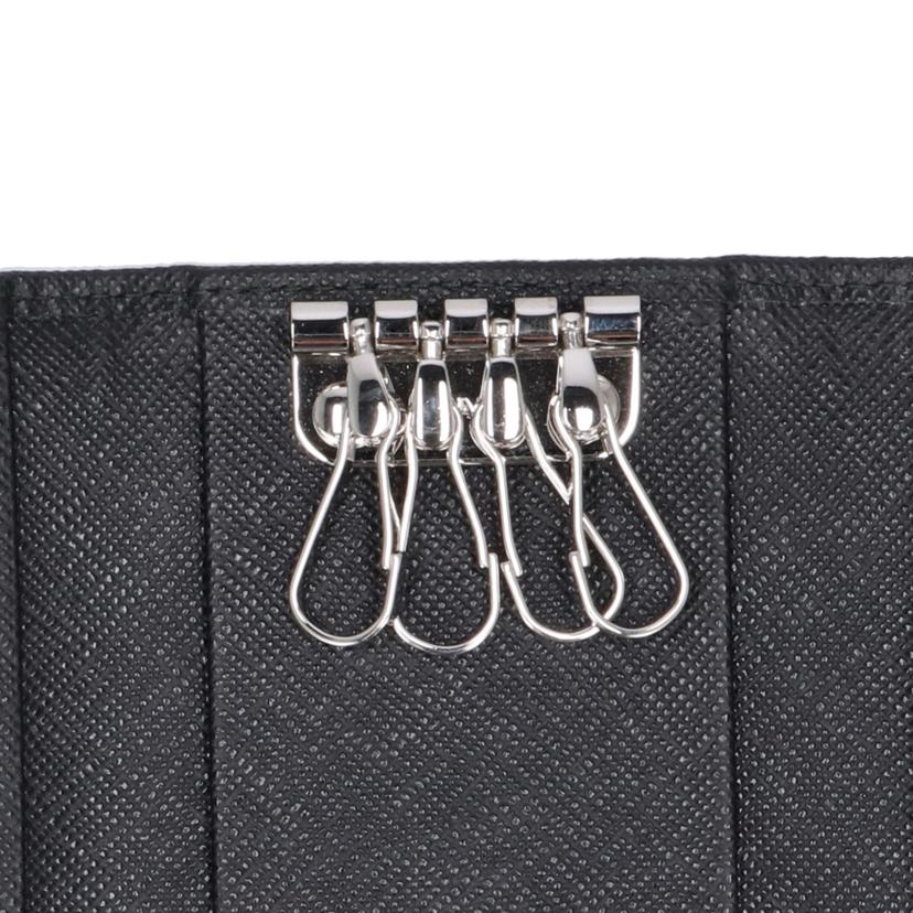 PRADA プラダ/サフィアーノレザー/トライアングルロゴ4連キーケース/1PG004//SAランク/91