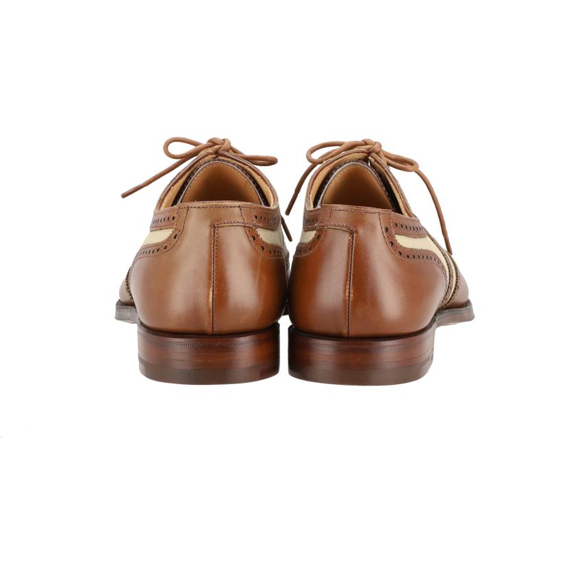 CROCKETT&JONES クロケットアンドジョーンズ/ツートン レザー×キャンバス ウイングチップシューズ/GERRARD3//X39948/SAランク/20