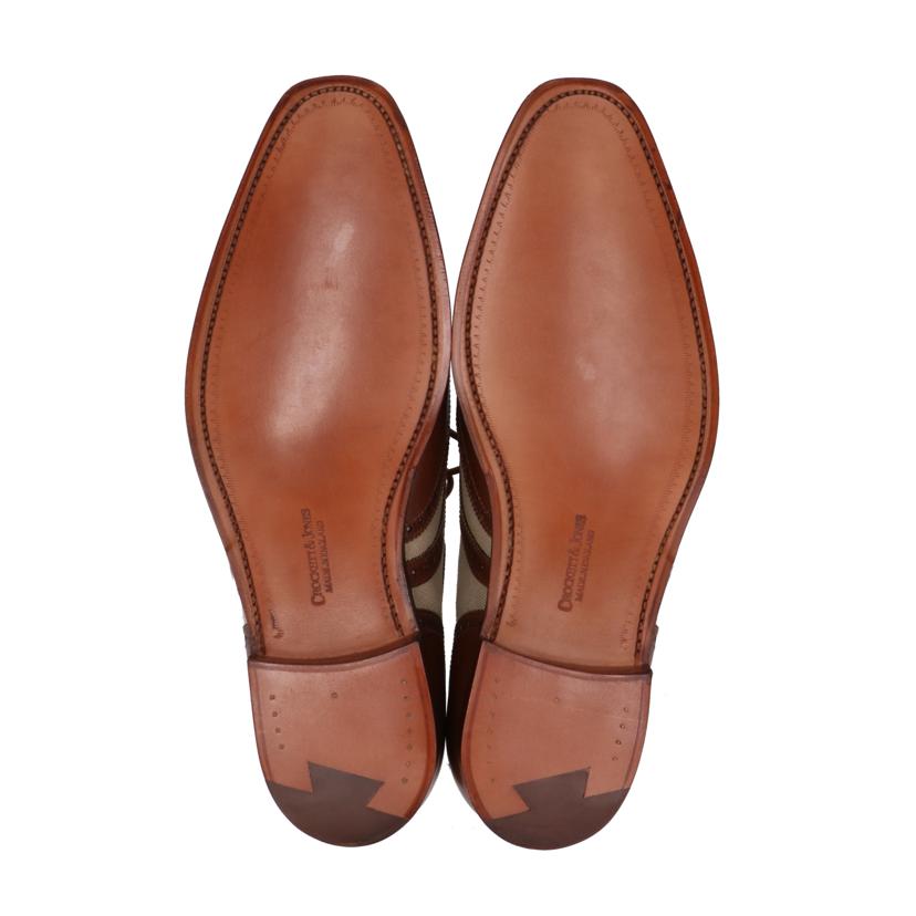 CROCKETT&JONES クロケットアンドジョーンズ/ツートン レザー×キャンバス ウイングチップシューズ/GERRARD3//X39948/SAランク/20