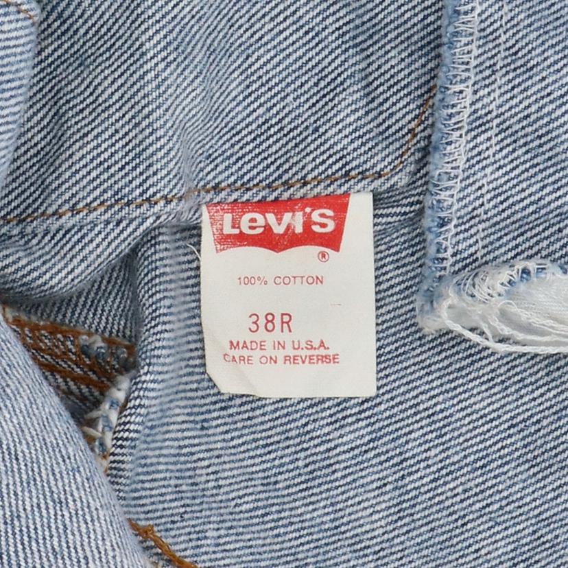 LEVIS リーバイス/90's/デニムジャケット/TARZANKICK!!!/リメイク70505-0214/4th//ヴィンテージ//ABランク/82